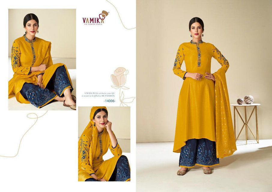 Printed Muslin Kurti Set