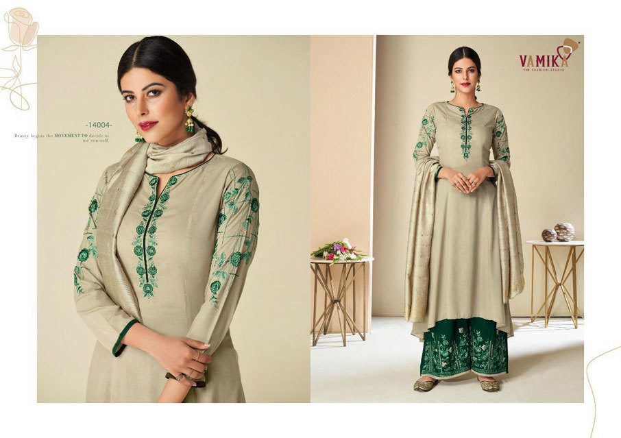 Printed Muslin Kurti Set