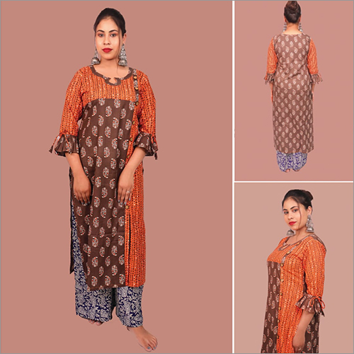 महिलाओं के लिए स्ट्रेट कट कॉटन कुर्ती