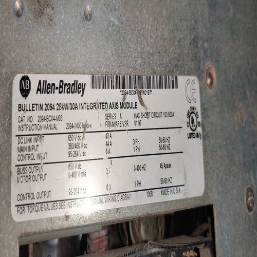 Allen Bradley 2094-bc04-m03 Kinetix 6000 Servo Drive - Efficient Control System , High Precision Performance