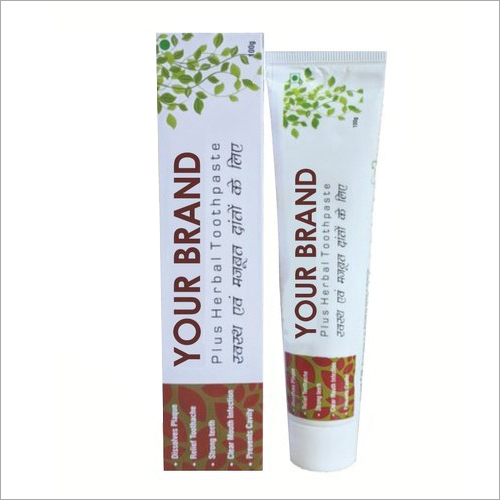 Herbal Toothpaste - Cream Formula | Promotes Healthy Teeth, Prevents Gum Disease, Fights Bad Breath