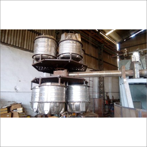 Automatic Independent 3 Arm Bi-axial Rotomoulding Machine