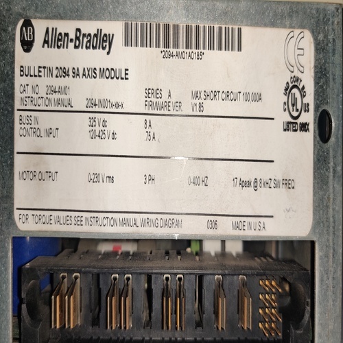 Allen Bradley 2094-am01 Kinetix 6000 Servo Drive 9a Axis Module - 9a Axis Module | Compatible With Kinetix 6000 System, High Performance And Reliability