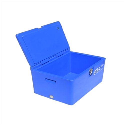 Glossy Lamination Blue Insulated Icebox