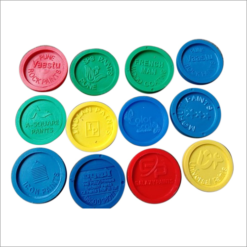 Red Round Shape Plastic Token