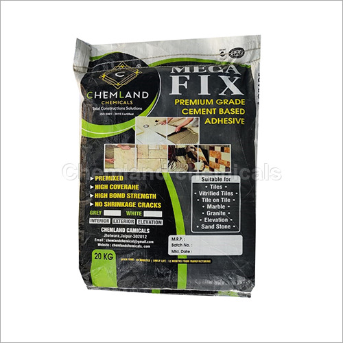 Mega Fix 20Kg Premium Grade Cement Based Adhesive Grade: Industrial