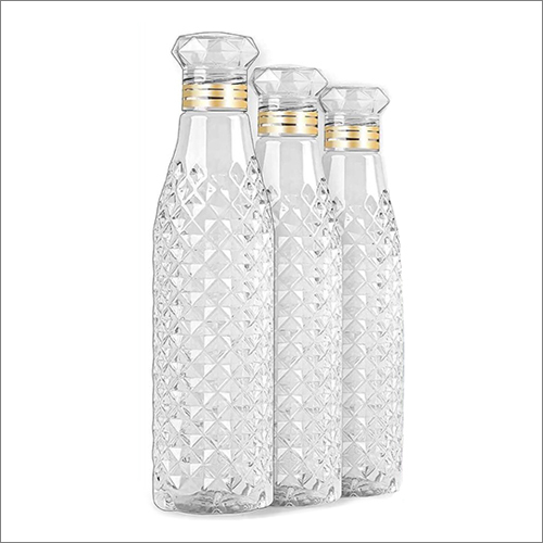 प्लास्टिक डायमंड कैप नेचुरल बोतल