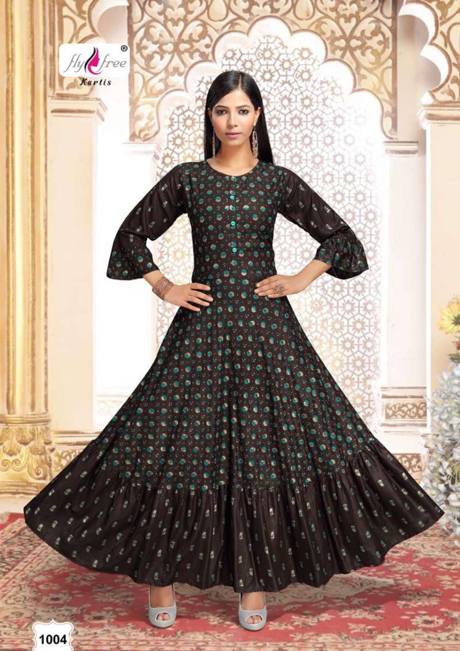 Flavour Gloory Rayon Kurti - Rayon Viscose With Embroidery Work, M(38)-3xl(46) Sizes, Casual & Formal Style, Machine Washable, Ideal For All Seasons