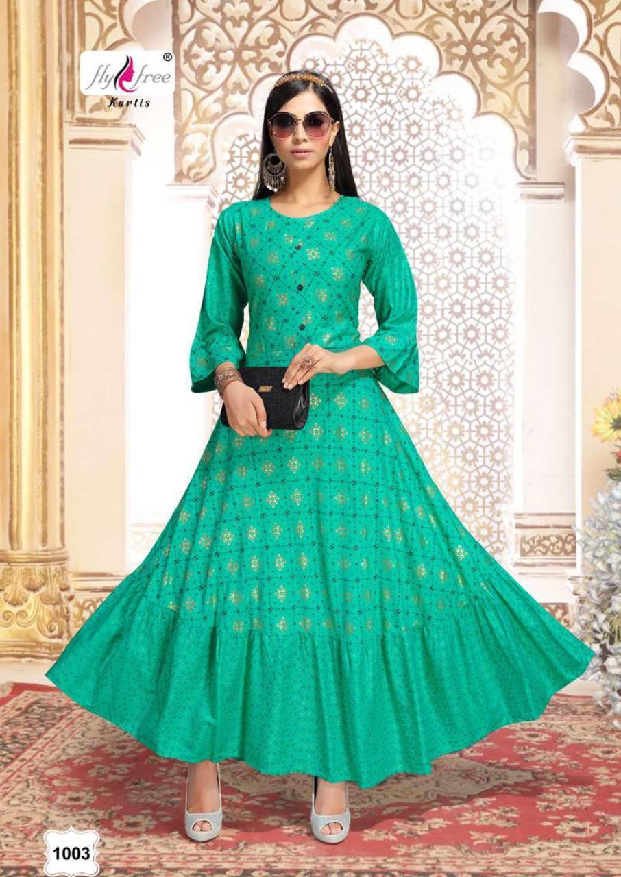 Flavour Gloory Rayon Kurti - Rayon Viscose With Embroidery Work, M(38)-3xl(46) Sizes, Casual & Formal Style, Machine Washable, Ideal For All Seasons
