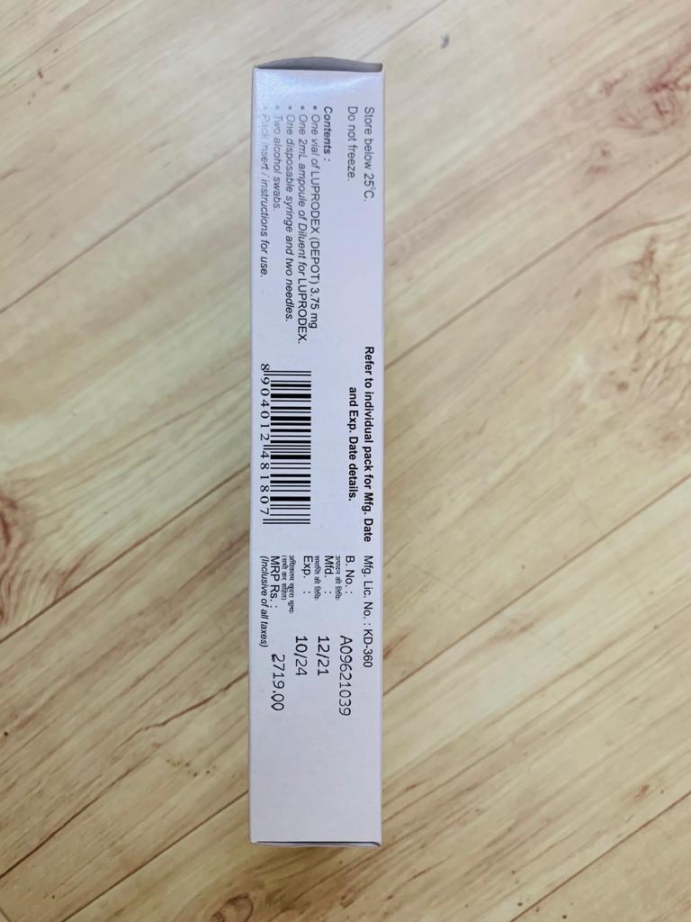 Luprodex 3.75 Pharmaceutical Injection - Physical Form: Liquid