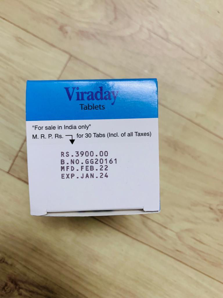 Viraday Tab - Tablet Dosage Form | General Medicine, Recommended For Adults, Prescription-only, Keep In Cool Dry Place