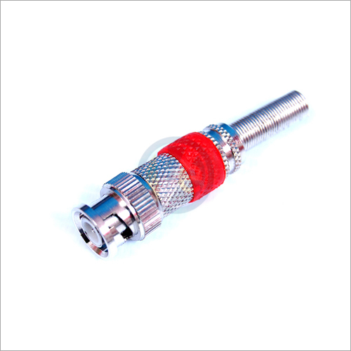 Metal BNC Male Connector - High-Grade Copper Alloy | Designed for Industrial and Power Station Applications, Reliable Signal Transmission