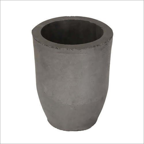 High Quality Silicon Carbide Crucible - Silicon Graphite, Max Temperature 1600 Degree Celsius, Black Color, High Strength, Low Thermal Expansion