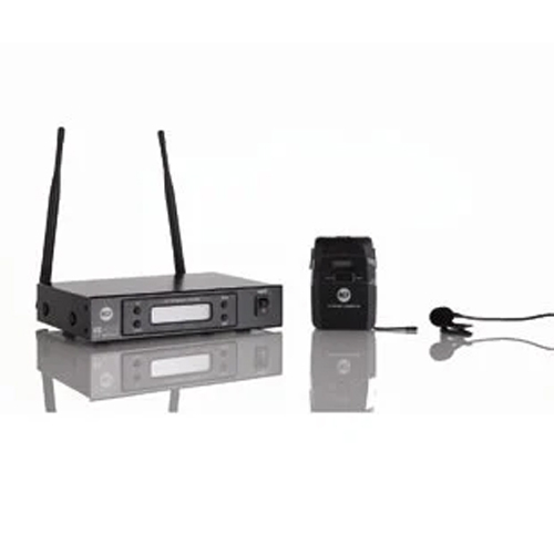 ब्लैक डायनामिक वायरलेस माइक्रोफ़ोन