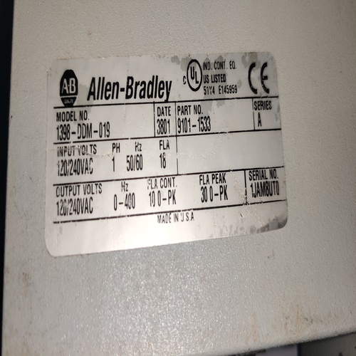 Allen Bradley 1398-ddm-019 Universal Servo Drive