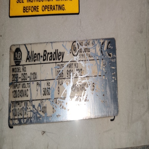 Allen Bradley 2098-dsd-010x Ultra 3000 Digital Servo Drive - High-performance Motor Control System , Optimized For Precision And Responsiveness