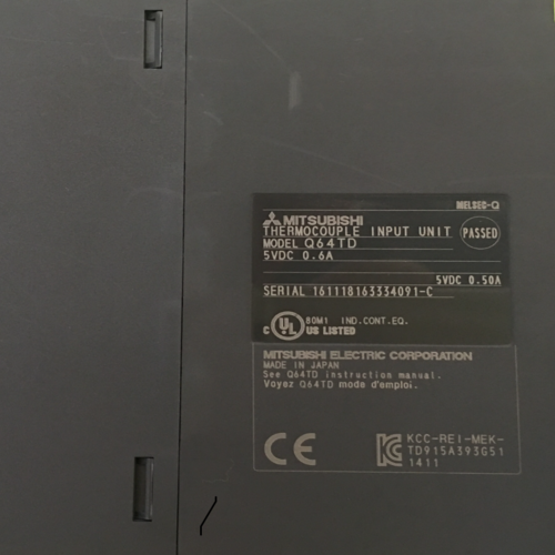 Mitsubishi Q64td Thermocouple Input Module