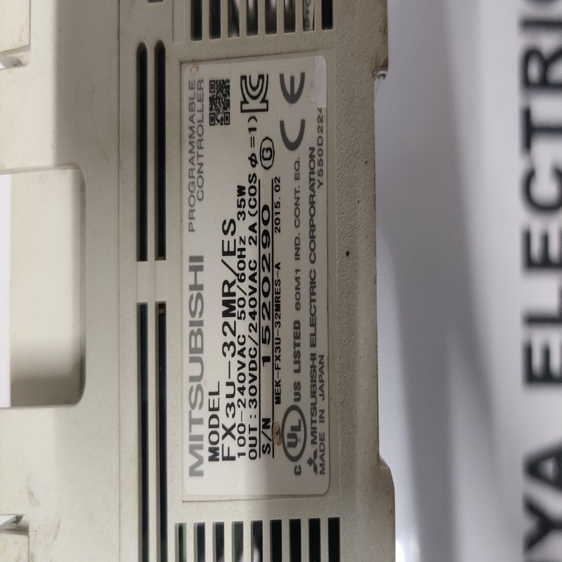 Mitsubishi Fx3u-32mr/es Programmable Logic Controller