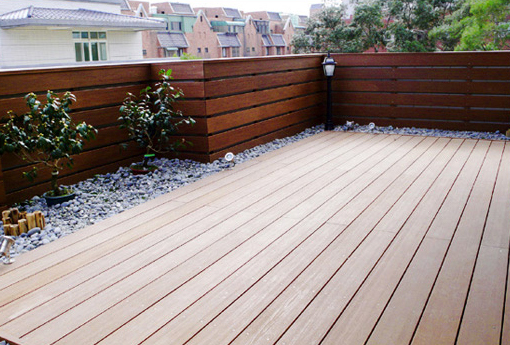 Wpc Outdoor Decking Floor - Color: Green