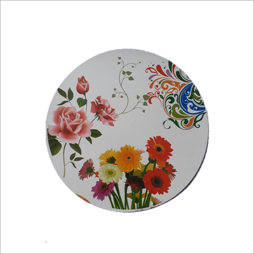 Multicolor Flower Paper Plate  Raw Material