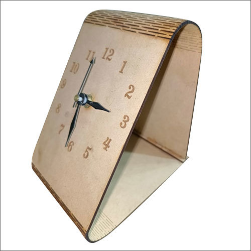 Decorative Wooden Table Clock - Customized Size, Different Available Colors | Quartz Precision Mechanism