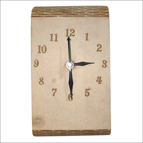 Decorative Wooden Table Clock - Customized Size, Different Available Colors | Quartz Precision Mechanism