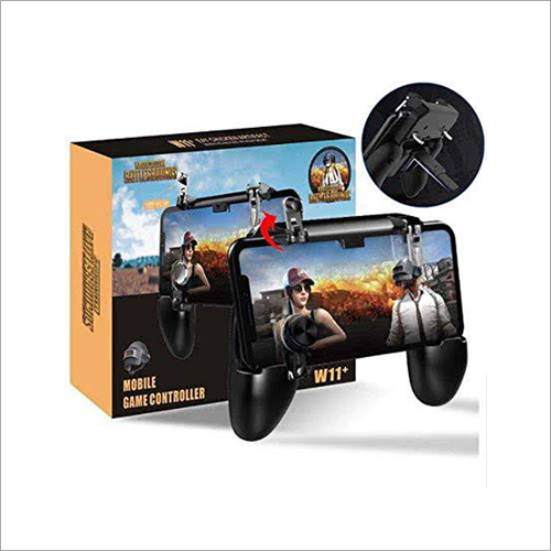 Portable Pubg Gamepad - Plastic Body, Matte Black | Ergonomic Smooth Pad Handles for Enhanced Comfort