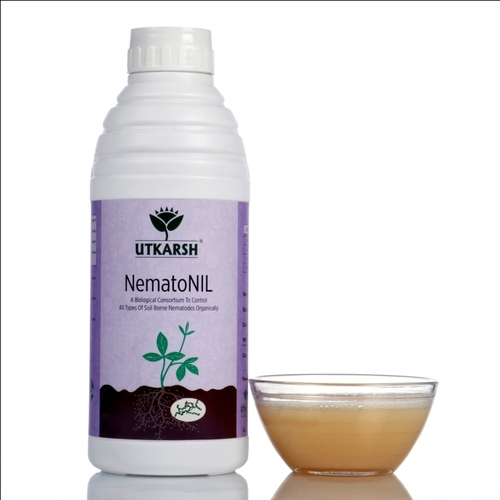 Utkarsh NematoNIL - Biological Consortium with Paecilomyces Lilacinus, Pochonia Chlamydosporia, Metarhizium Anisopliae, 2x10(9) CFU/ml | Soil Application, Organic Pest Control, Eco-Friendly Solutions