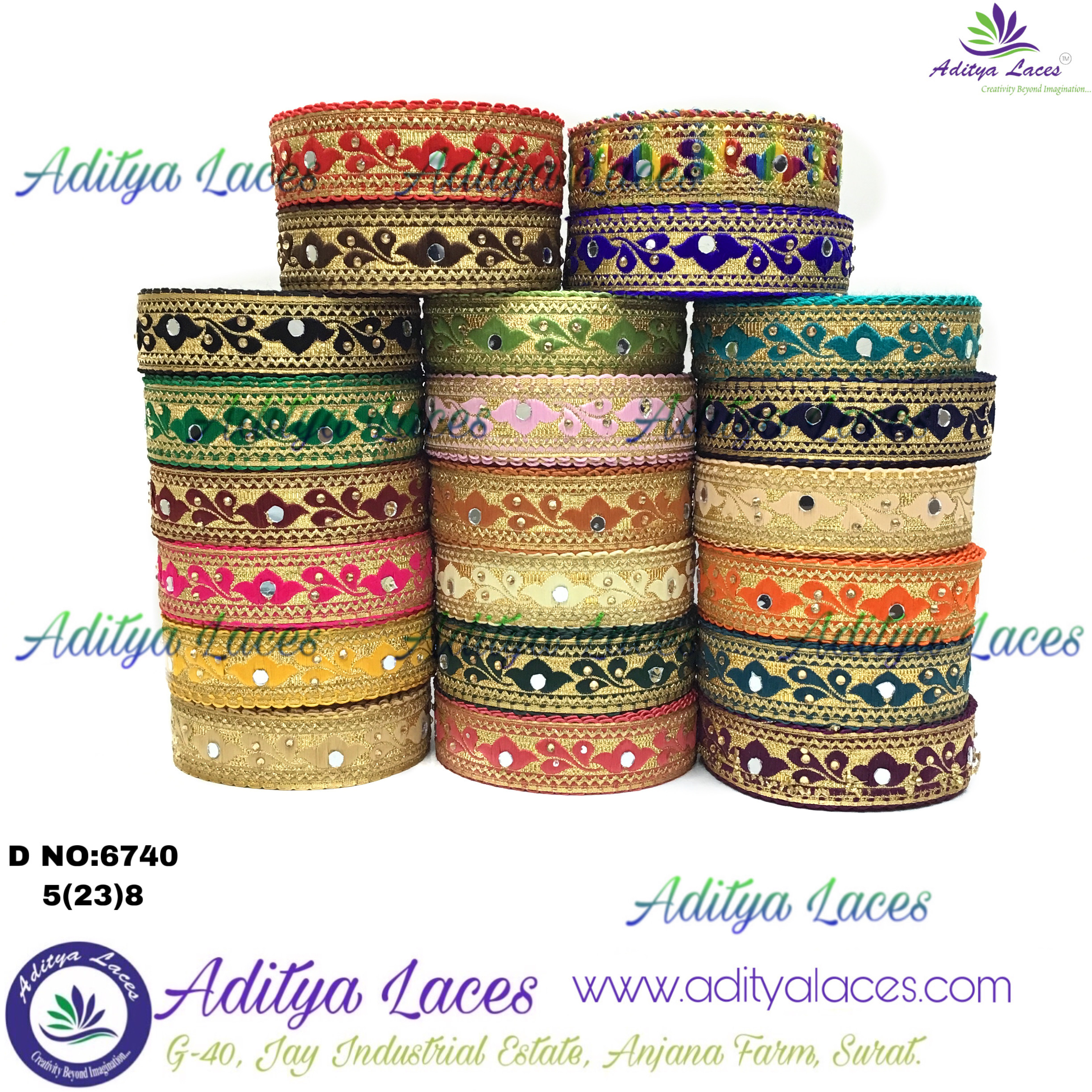 Maharani Lace - High-quality Fabric, Elegant Red Color | Soft Finish, Mesmerizing Embroidery Patterns, Trendy Design Options