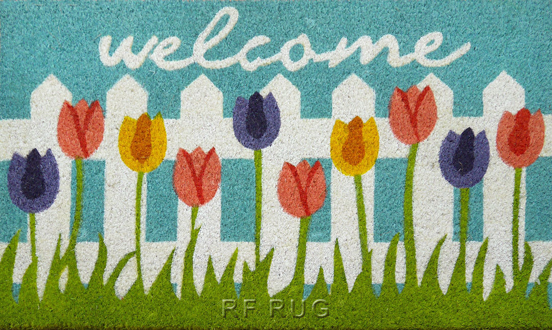 Coir Print Doormats Application: Hotel