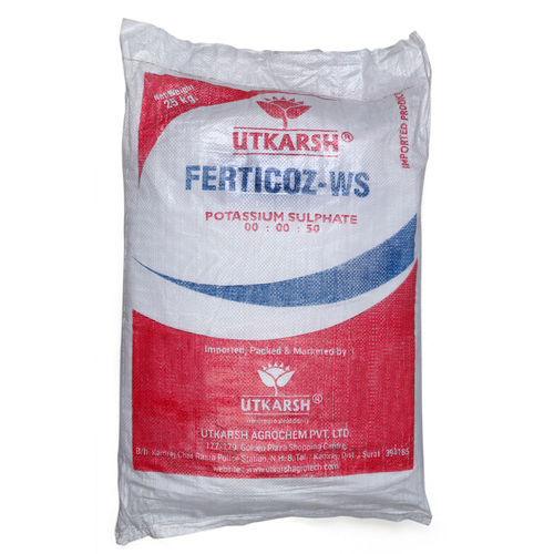 Utkarsh Sop(potassium Sulphate) K2so4 Speciality Powder Fully Water Soluble Fertilizer (Foliar Spray Nutrition) Application: Agriculture