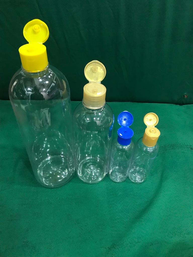 1000ml Pet Hair Oil Bottle With Flip Top Cap