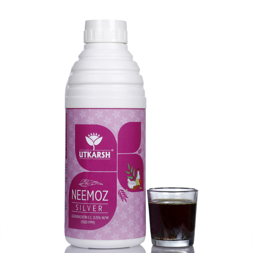 उत्कर्ष नीमोज़ सिल्वर (अज़ादिराच्टिन 1500 पीपीएम) प्राकृतिक पौधा रक्षक अनुप्रयोग: कृषि