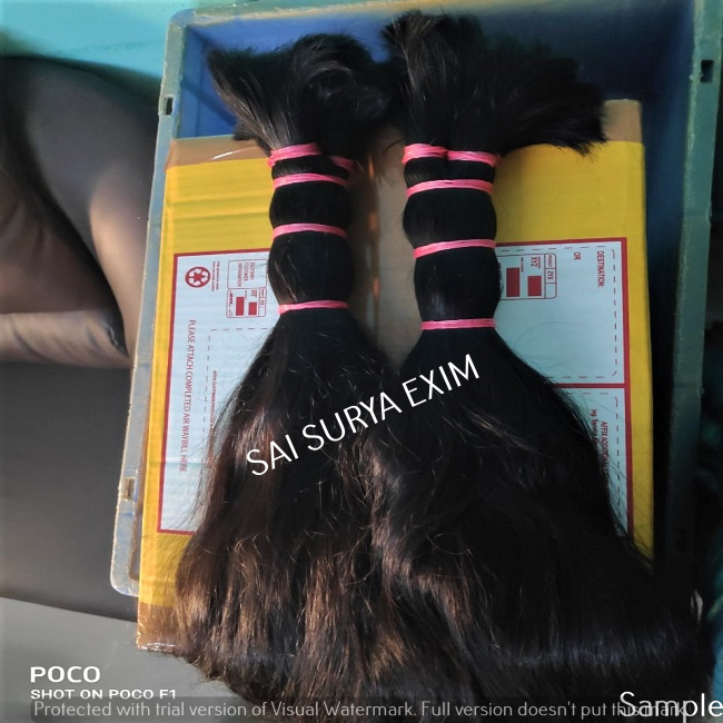 Top Grade Indian Single Drawn Unprocessed Bulk Virgin Human Hair Extensions Application: Profesional