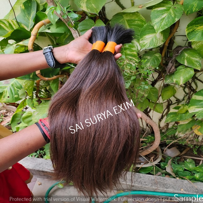 Unprocessed Virgin Indian Straight Human Hair Extensions Application: Profesional