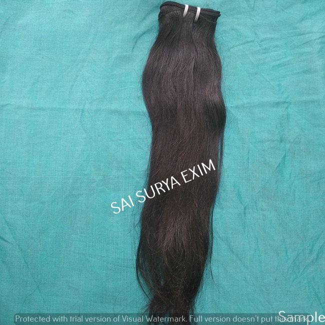 Unprocessed Virgin Indian Straight Human Hair Extensions Application: Profesional