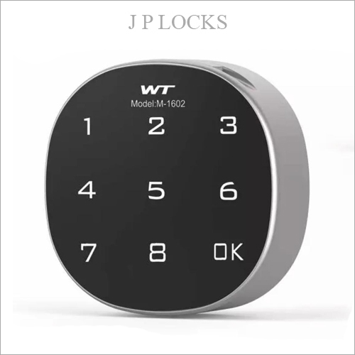 Digital Wardrobe Lock - Zinc Alloy & Plastic, Black Finish | Ideal for Lockers, Cabinets, Gyms, and Spas