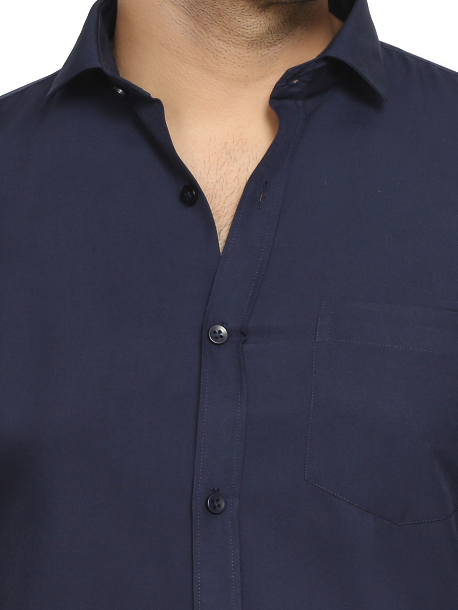 Men's Fancy Striped Shirt - Twill Fabric, Size L/xl/m, Navy Blue | Anti-wrinkle, Breathable, Quick Dry, Cool Dry, Plus Size Options