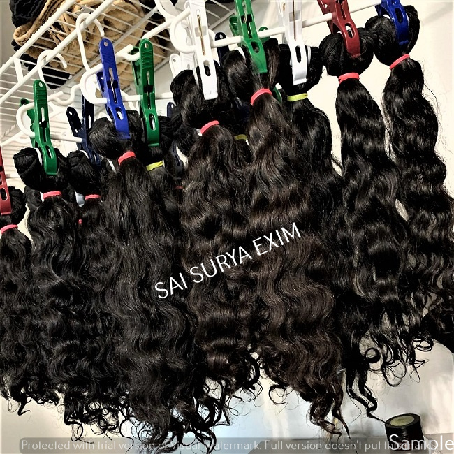 100% Unprocessed Deep Wavy Virgin Human Hair Extensions Application: Profesional
