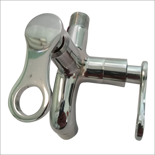 फोम फ्लो के साथ स्टेनलेस स्टील शॉर्ट बॉडी बिब कॉक