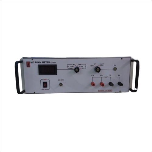 Ls-22D Micro Ohm Meter Frequency (Mhz): 50 Hertz (Hz)