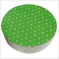 ग्रीन राउंड सर्कल कटिंग पेपर