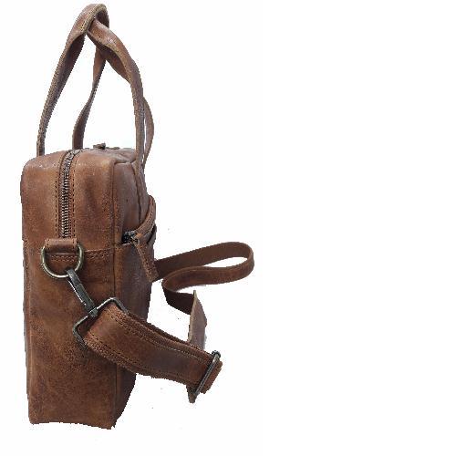 Leather Cognac Laptop Bag Nt - 890 Usage: Daily Office Use