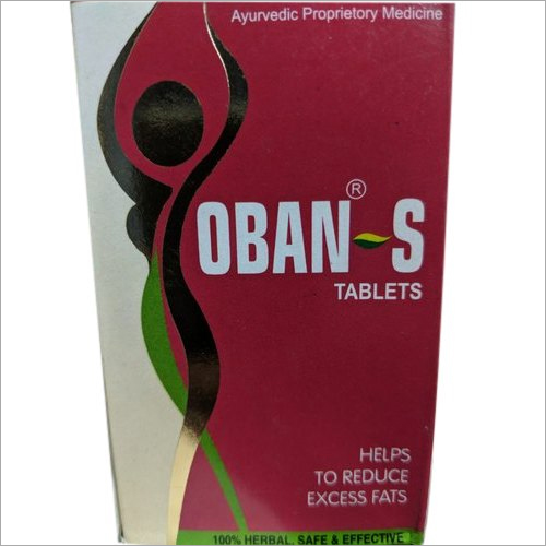 Oban-S Tablets - Herbal Medicine Formulation | Storage Instructions: Dry Place, Suggested Dosage Guidelines