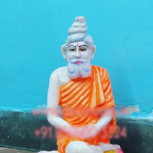 Marble Lokhnath Moorti - Height: 15 Inch (In)
