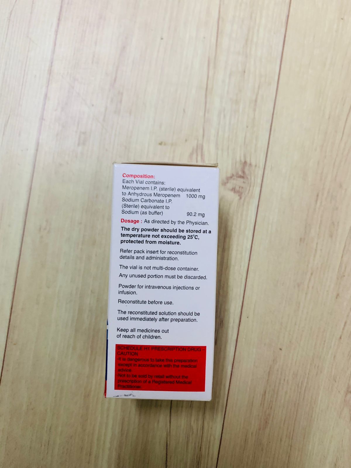 Merrobe 1g - Drug Type: Injection