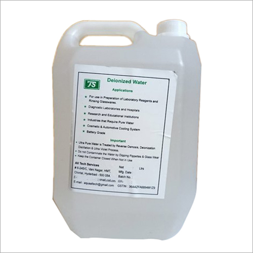 विआयनीकृत पानी