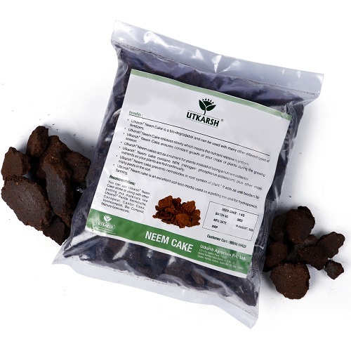 Utkarsh Neem Cake Powder - 900 gm x 5 Packs, Organic Brown Fertilizer for Agriculture Use