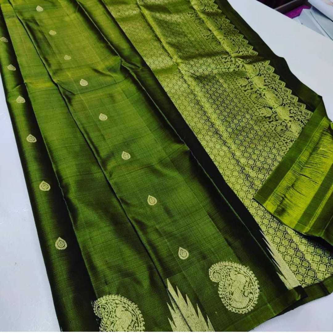Banarasi Saree - Premium Silk, Customized Size | Breathable, Washable, Customized Logo, Suitable For All Seasons