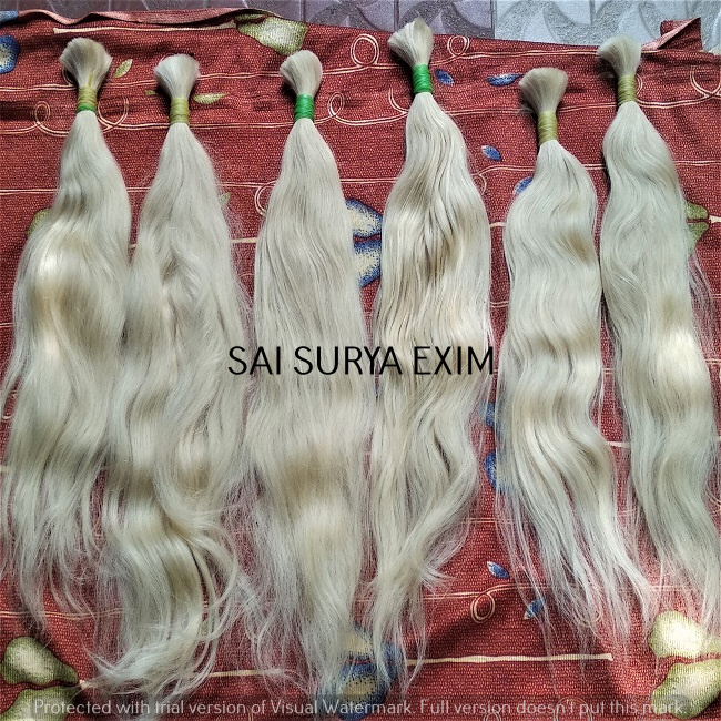 Top Grade Natural Indian Blonde Hair With Cuticles Aligned Application: Profesional